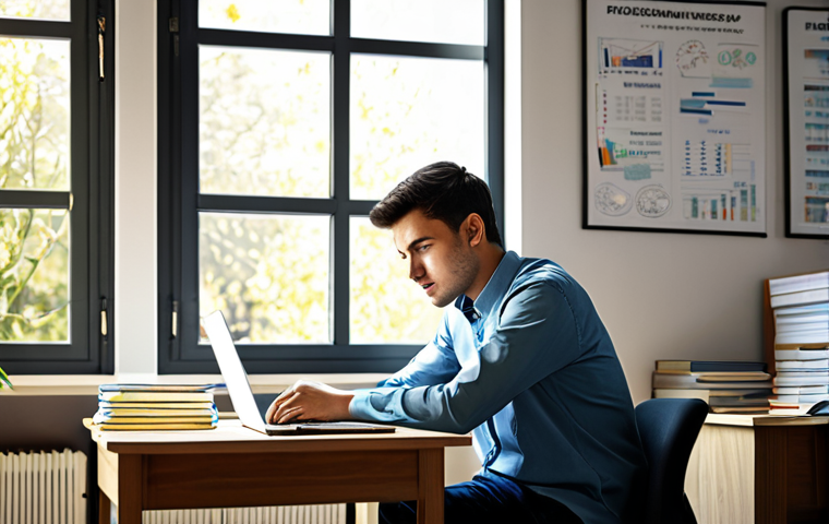 Overcoming Study Block - Business Consultant Exam**

"A determined student, fully clothed in casual but smart attire, sitting at a desk overflowing with books and notes, looking frustrated but hopeful. Sunlight streams through a window, illuminating a motivational poster with an Italian quote about perseverance. In the background, a laptop displays a complex business plan. Perfect anatomy, correct proportions, natural pose, safe for work, appropriate content, fully clothed, professional, modest, family-friendly, high quality, digital art."

**
