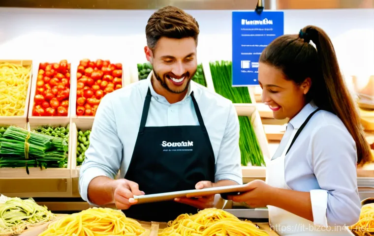 기업경영지도사 필수 경영학 이론 - **Prompt:** Inside a modern, brightly lit Italian factory or workshop, a group of employees from var...