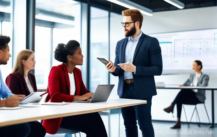 기업경영지도사 필기시험 실전 전략 - **Prompt 1: Aspiring Consultant in a Modern Office**
    A highly detailed, professional image of a ...