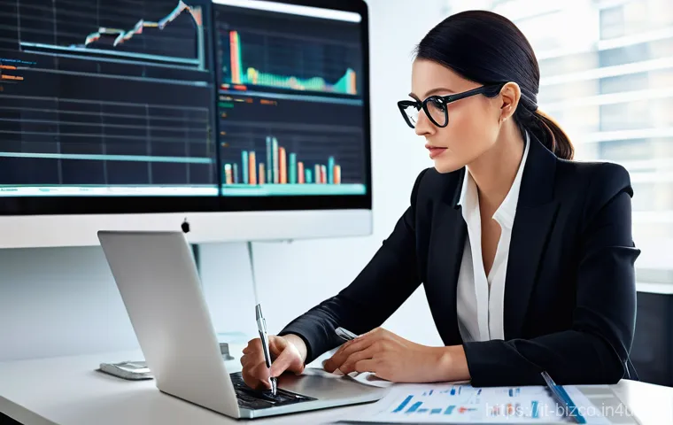 기업경영지도사 실기시험 실제 사례 - **Prompt 1: The Insightful Business Strategist**
    A sharp, focused female business consultant, dr...