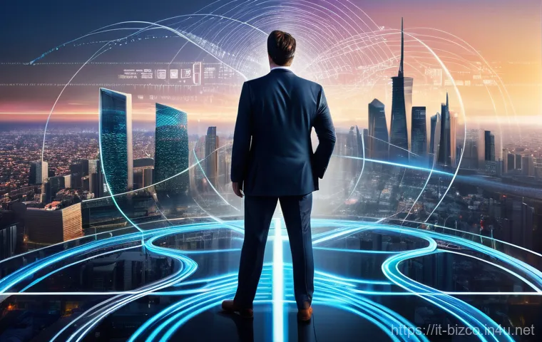 기업경영지도사와 비즈니스 모델 혁신 - A wise and experienced business consultant, dressed in a sharp, modern business suit, stands confide...