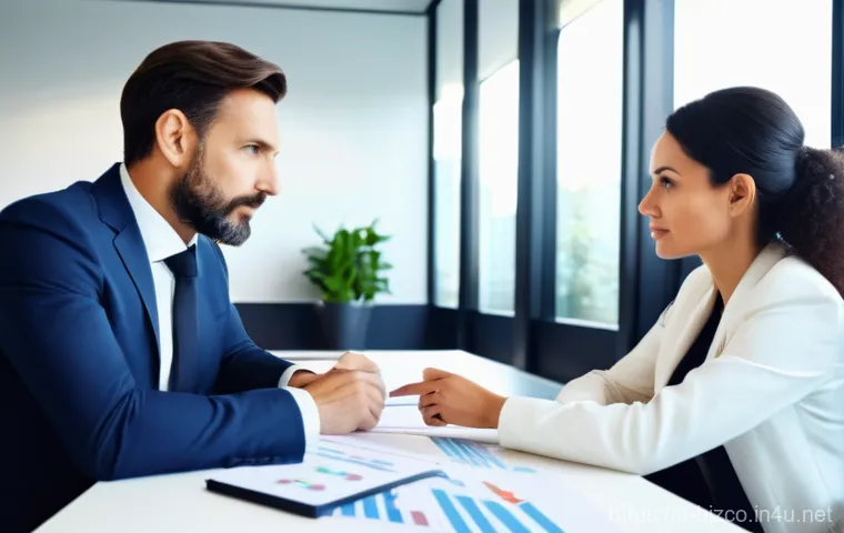 기업경영지도사와 기업 진단 프로세스 - **Prompt:** An Italian entrepreneur, a woman in her late 40s or early 50s, with a thoughtful and sli...