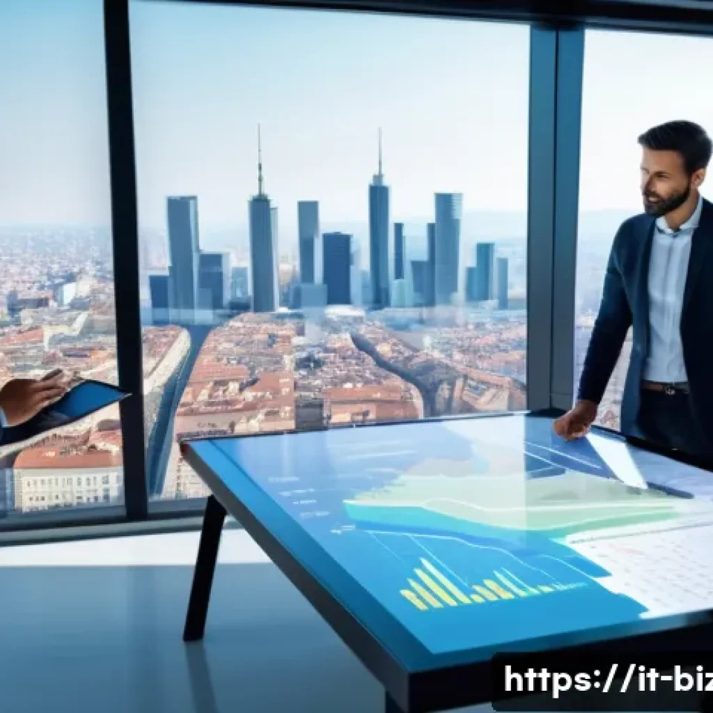 기업경영지도사와 경영학의 발전 - A modern Italian corporate office scene showcasing a diverse team of business consultants collaborat...