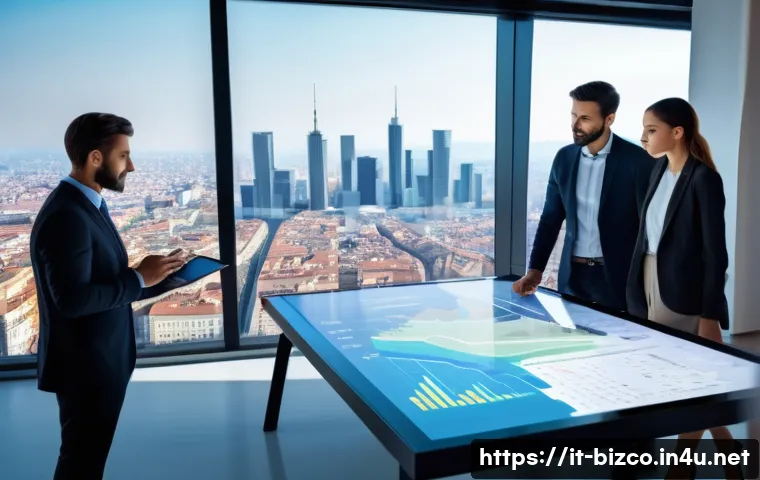 기업경영지도사와 경영학의 발전 - A modern Italian corporate office scene showcasing a diverse team of business consultants collaborat...